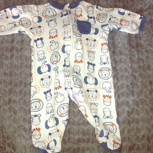 Zipper Animal footies